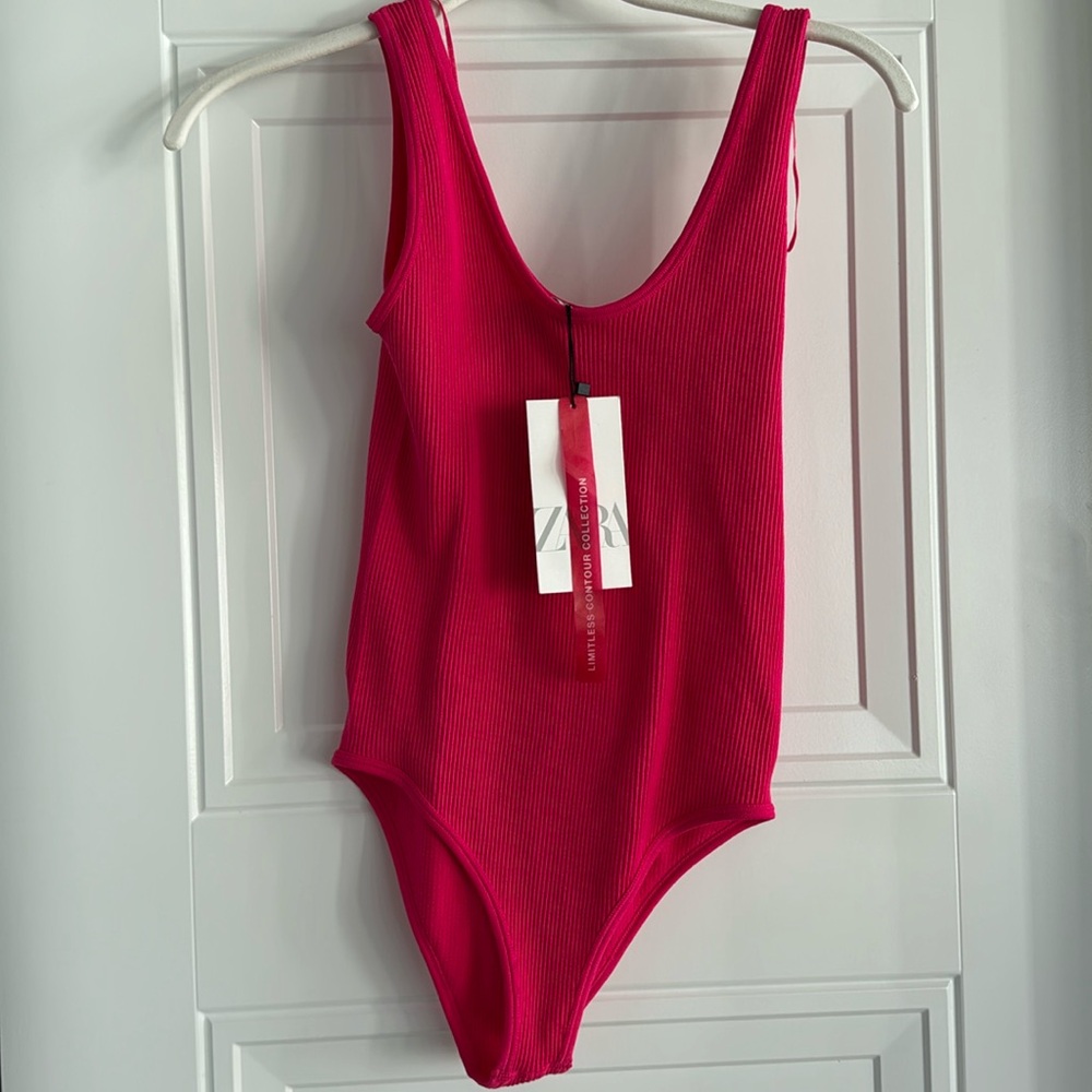 Fuchsia limitless contour collection body suit